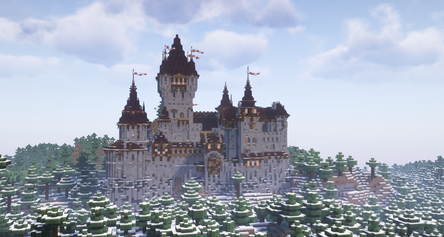 Very big castle fortified