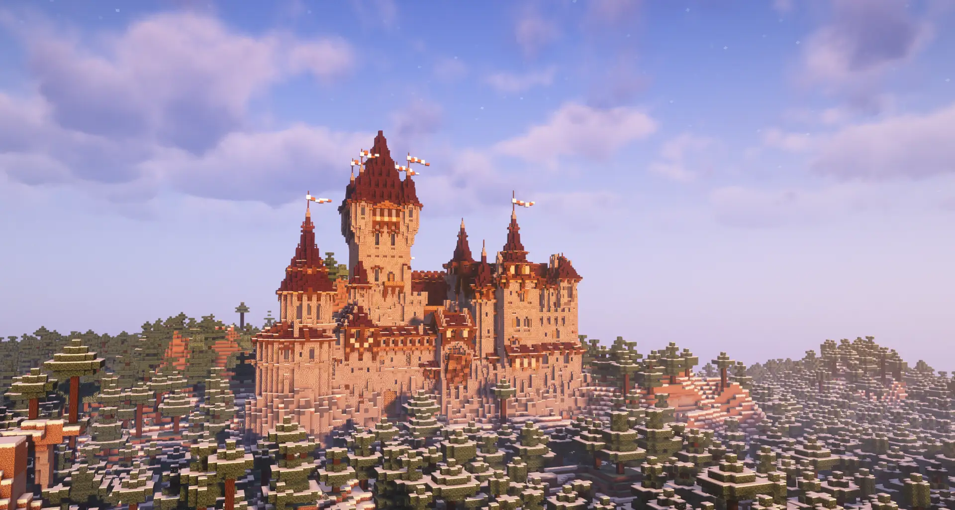 Very big castle fortified