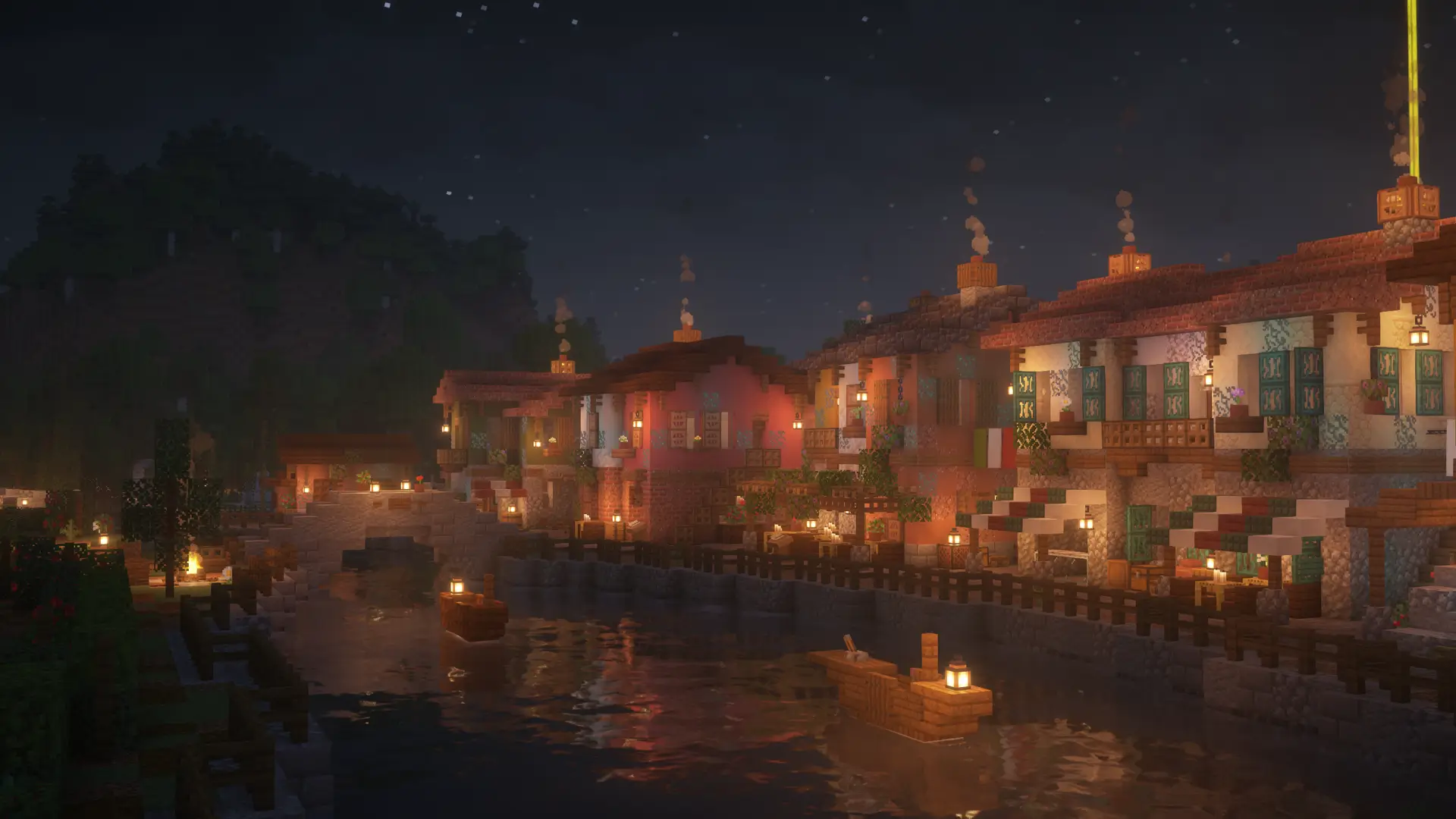 Port de la ville Italie