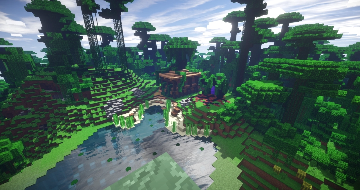 Temple dans la jungle